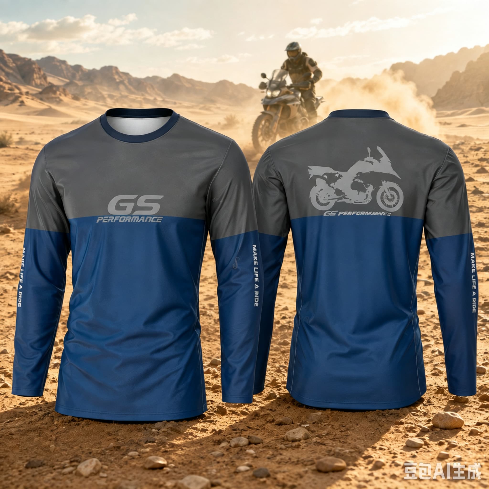 Outdoor Adventure Sports - Camiseta de manga larga para motocicleta