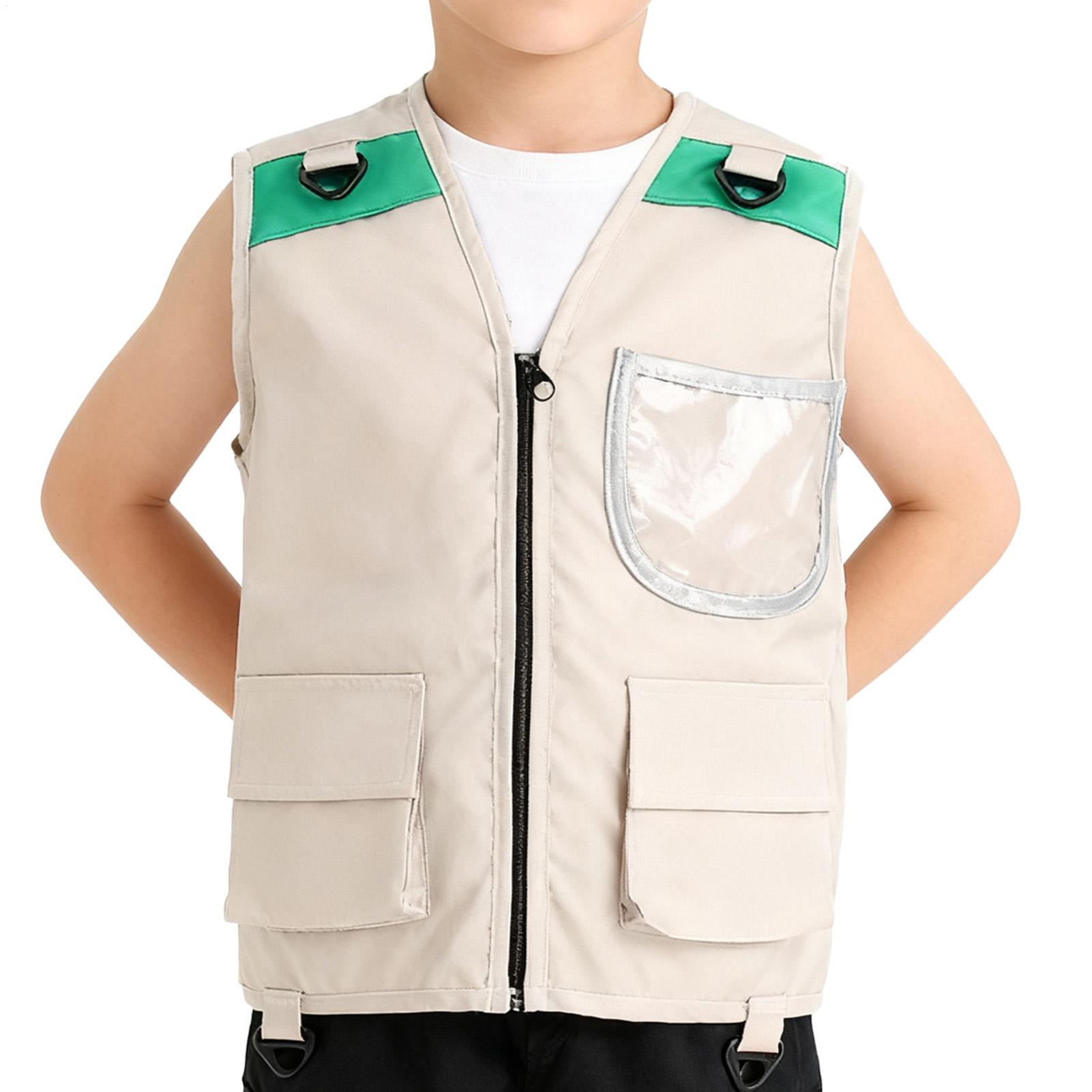 Outdoor Adventure Kit For Kids - Chaleco de Explorador para Niños, Disfraz