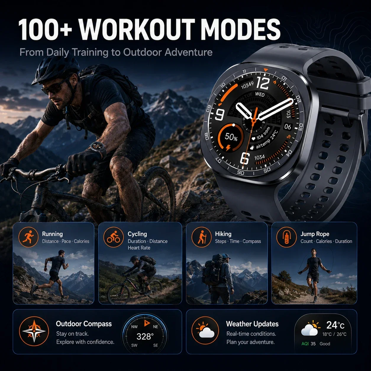 Reloj Inteligente Resistente p - Outdoor Adventure Zone reseña y precio