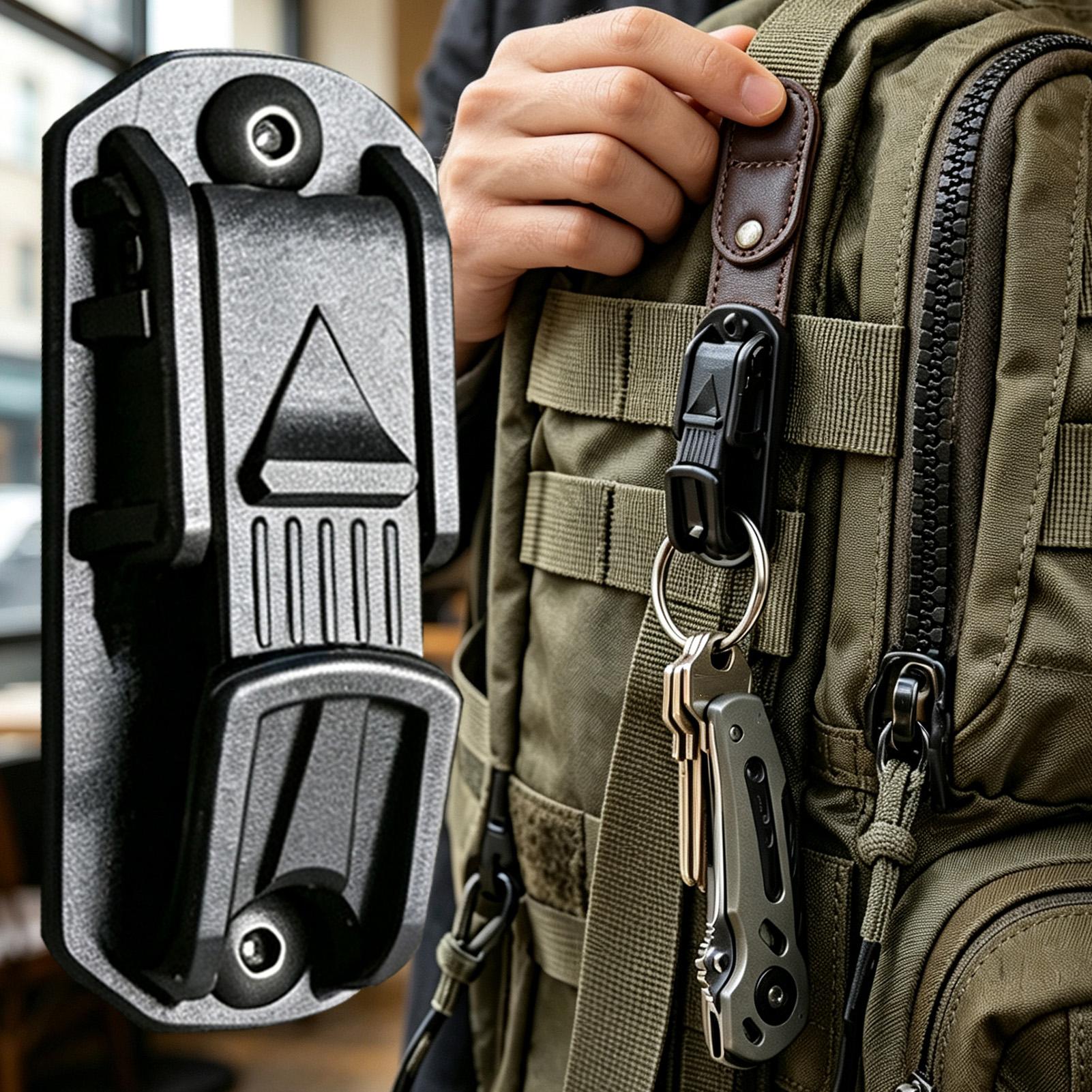 Clip de cinturón resistente, g - Outdoor Adventure Backpack reseña y precio