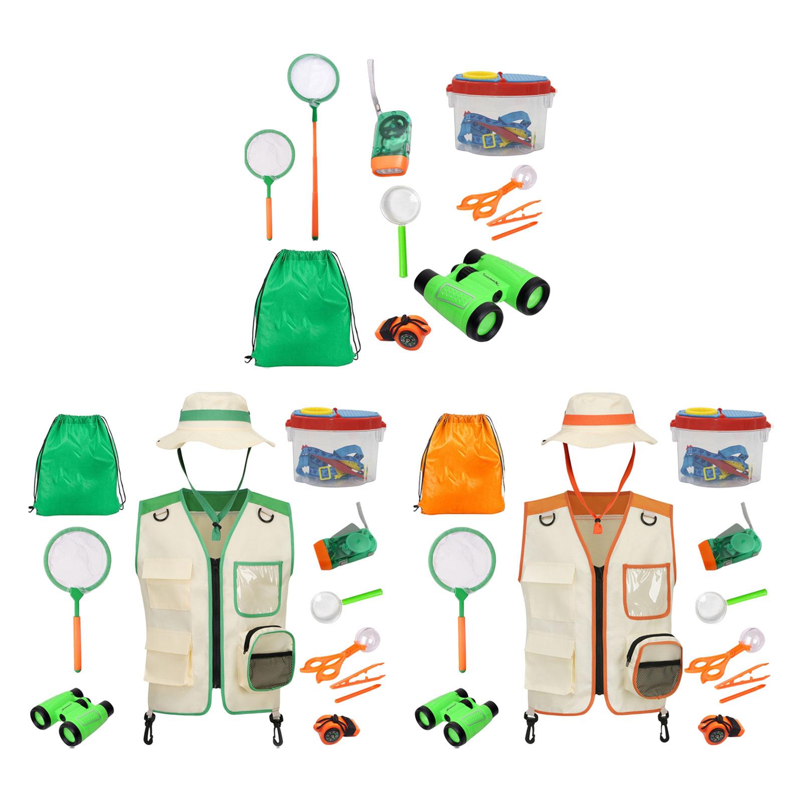 Kit de chaleco de explorador p - Outdoor Adventure Kit For Kids reseña y precio