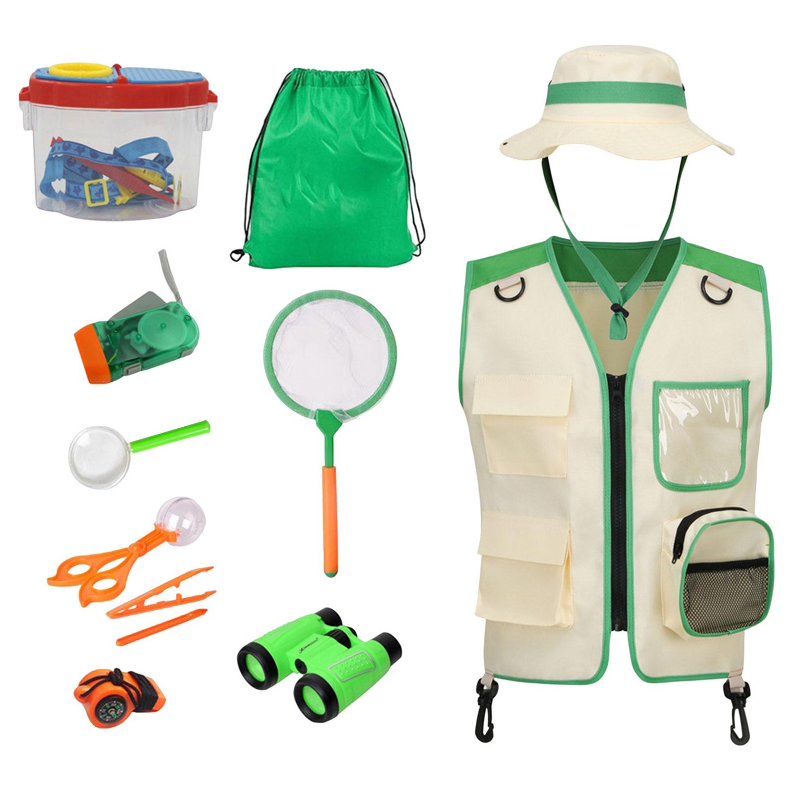 Kit de chaleco de explorador p - Outdoor Adventure Kit For Kids reseña y precio