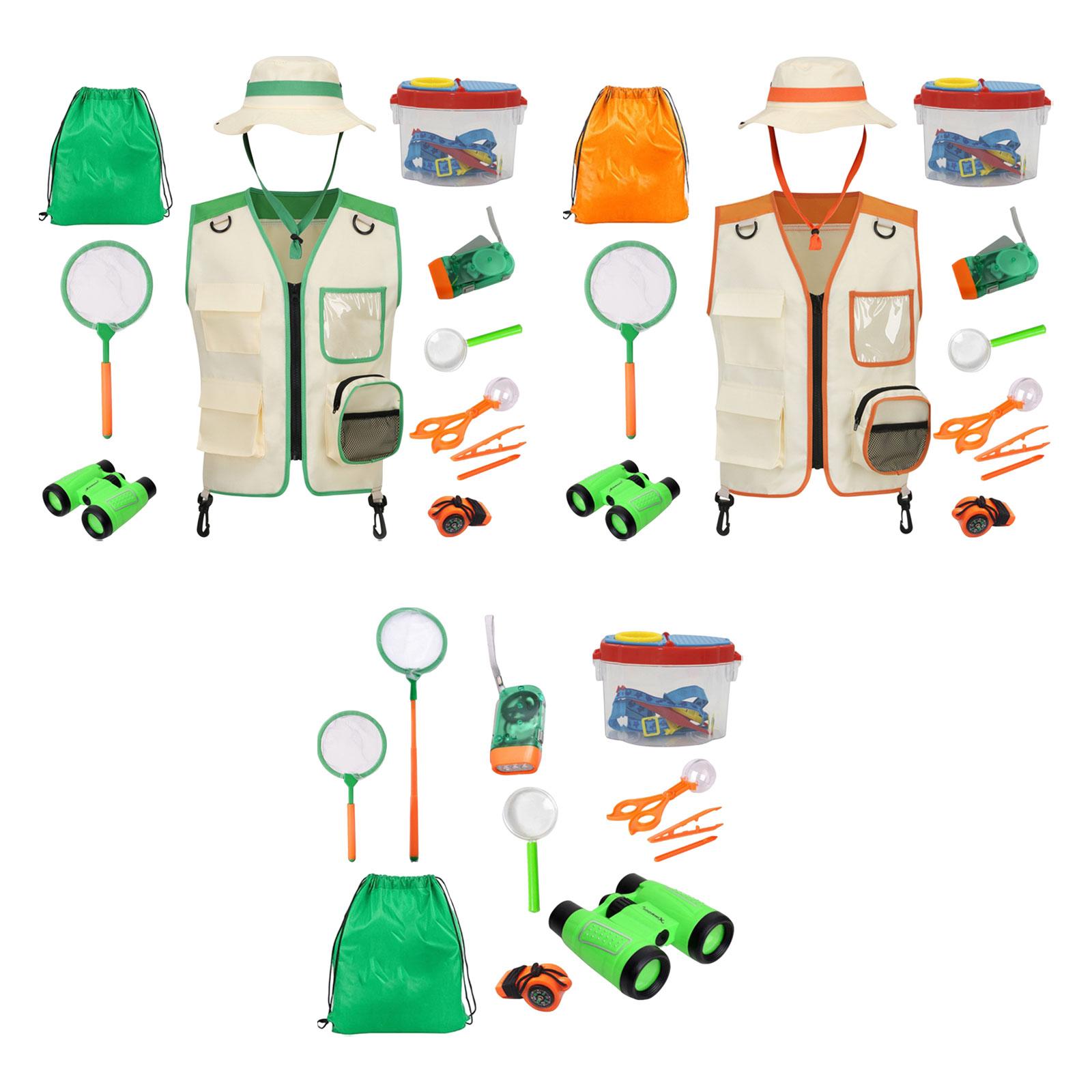 Kit de chaleco de explorador p - Outdoor Adventure Kit For Kids reseña y precio