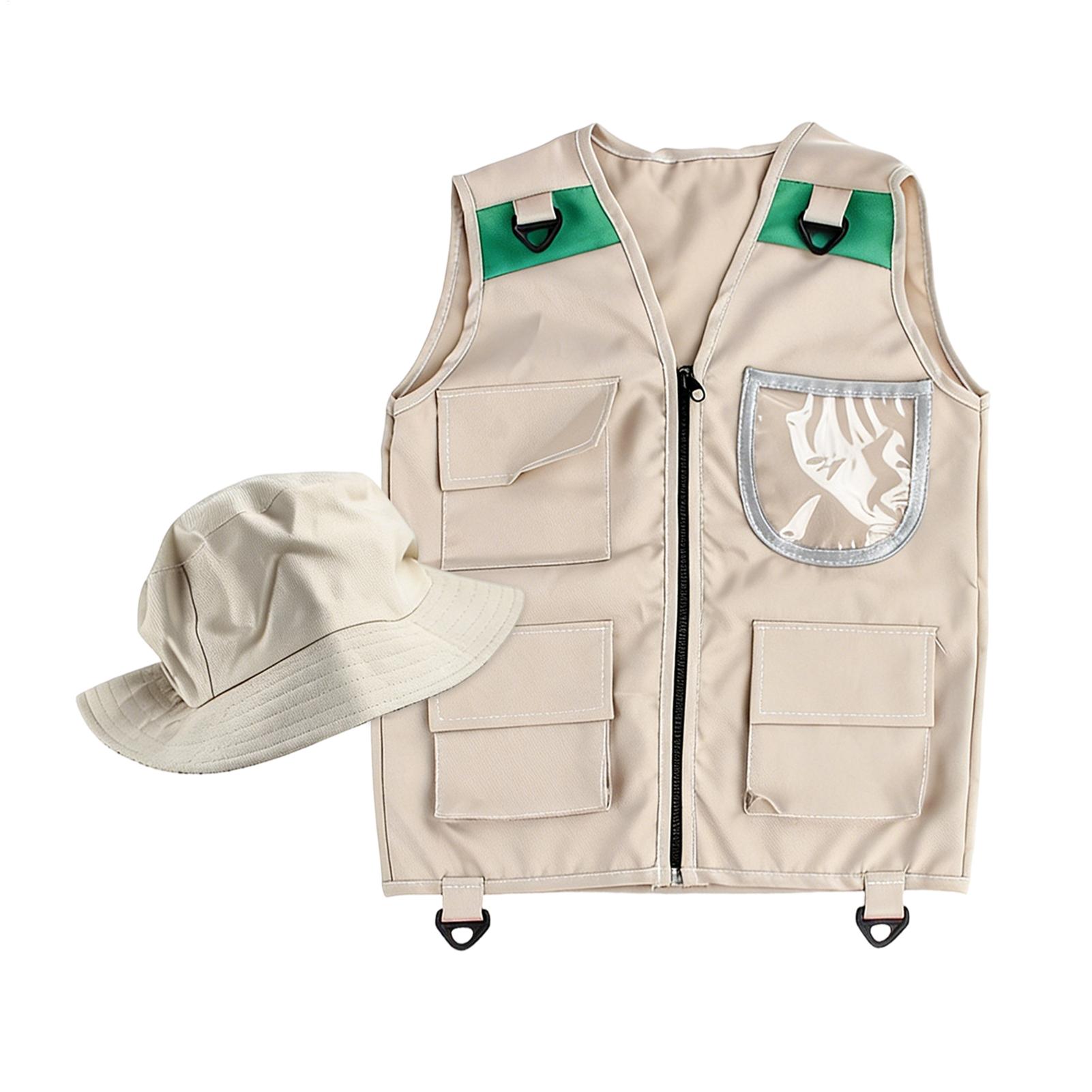 Chaleco y sombrero de explorad - Outdoor Adventure Kit For Kids reseña y precio
