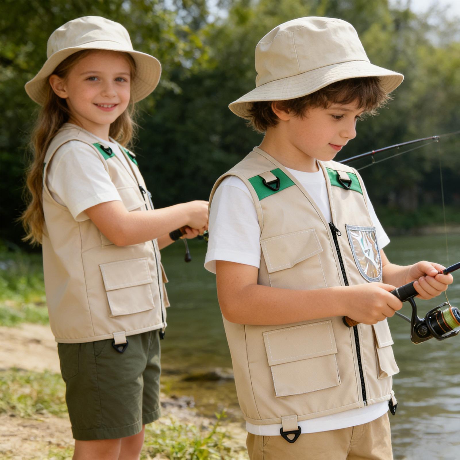 Chaleco y sombrero de explorad - Outdoor Adventure Kit For Kids reseña y precio