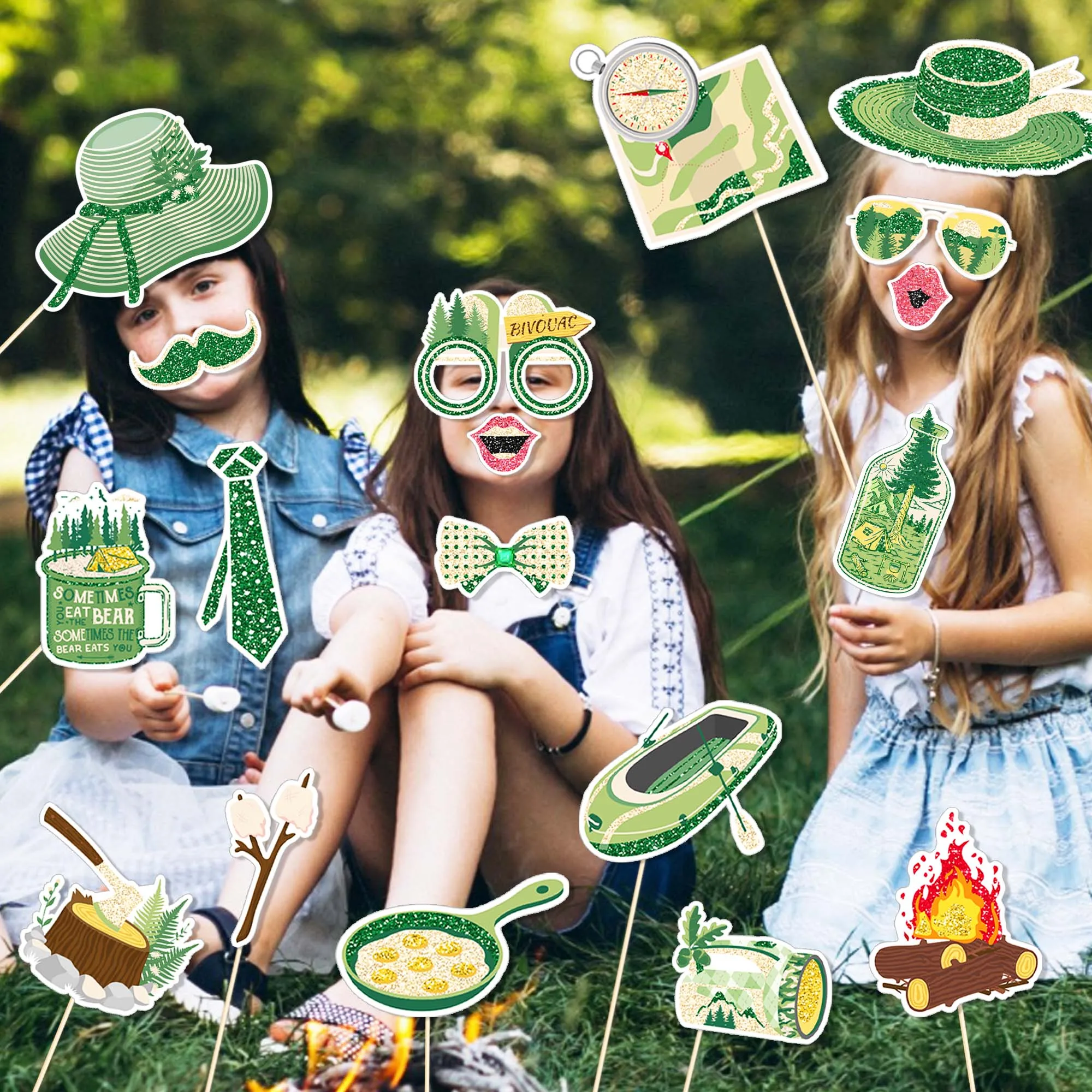 Juego de 25 accesorios para se - Outdoor Adventure Birthday Party reseña y precio