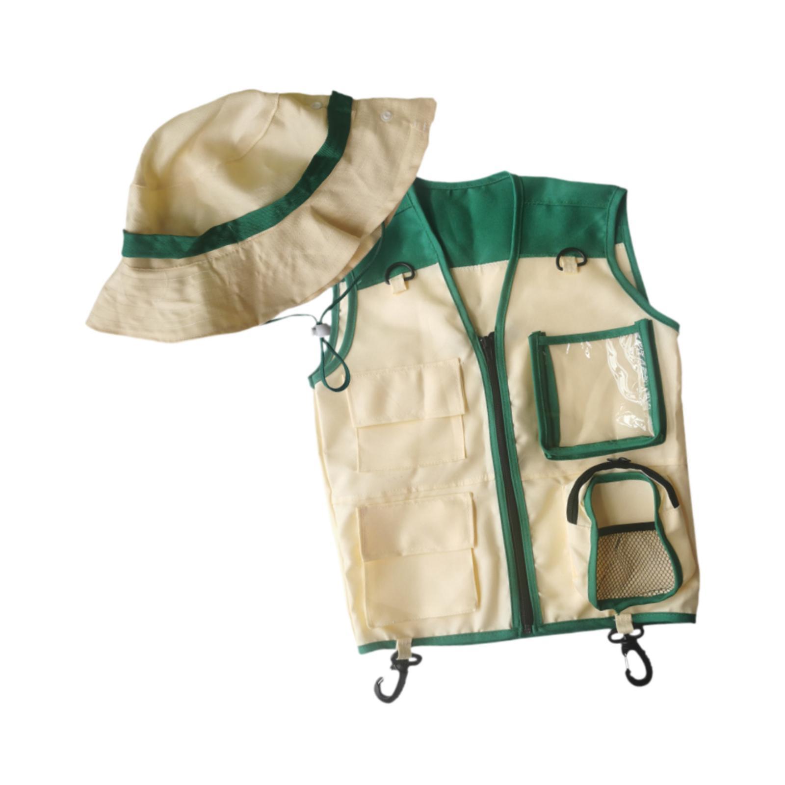 Chaleco y sombrero de explorad - Outdoor Adventure Kit For Kids reseña y precio