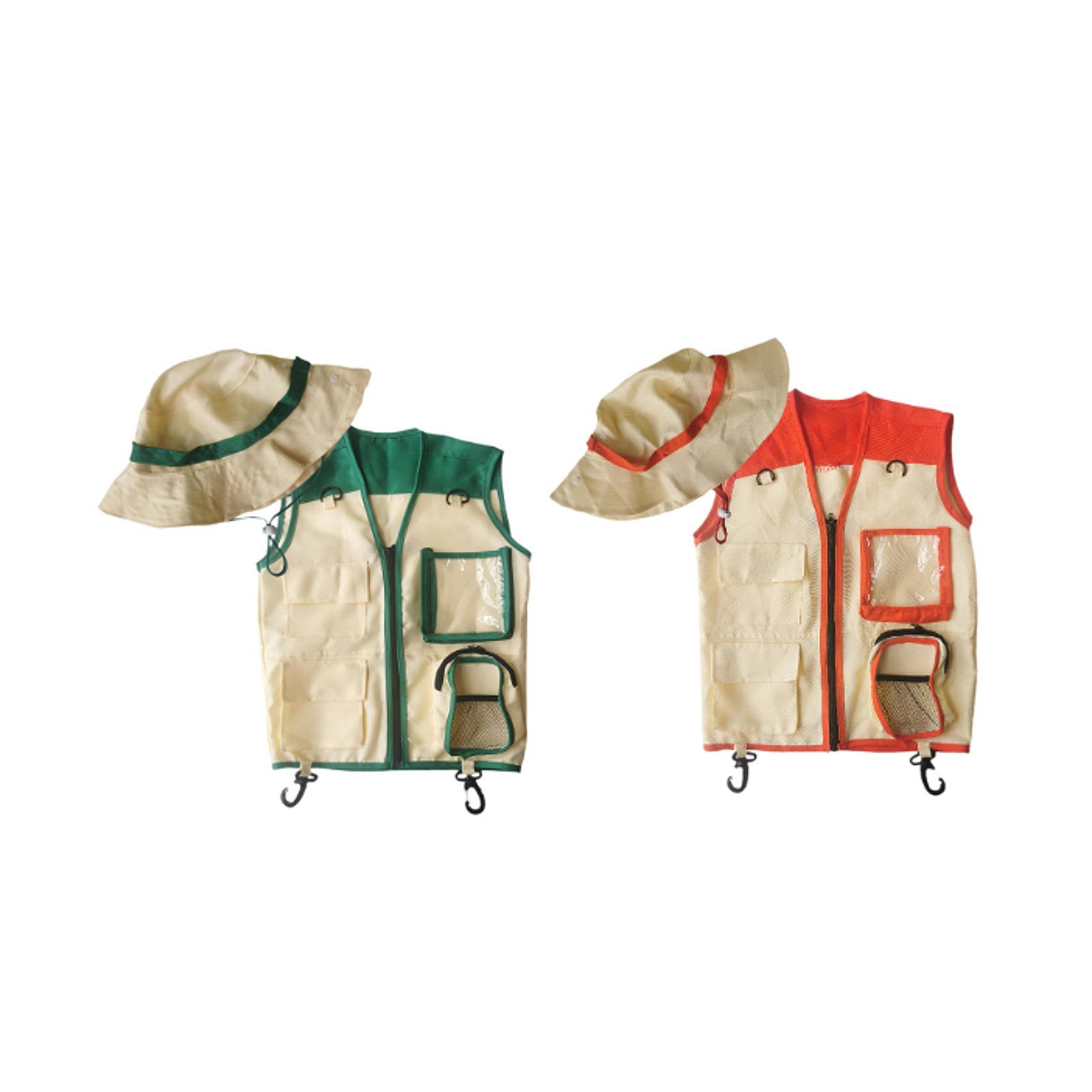 Chaleco y sombrero de explorad - Outdoor Adventure Kit For Kids reseña y precio