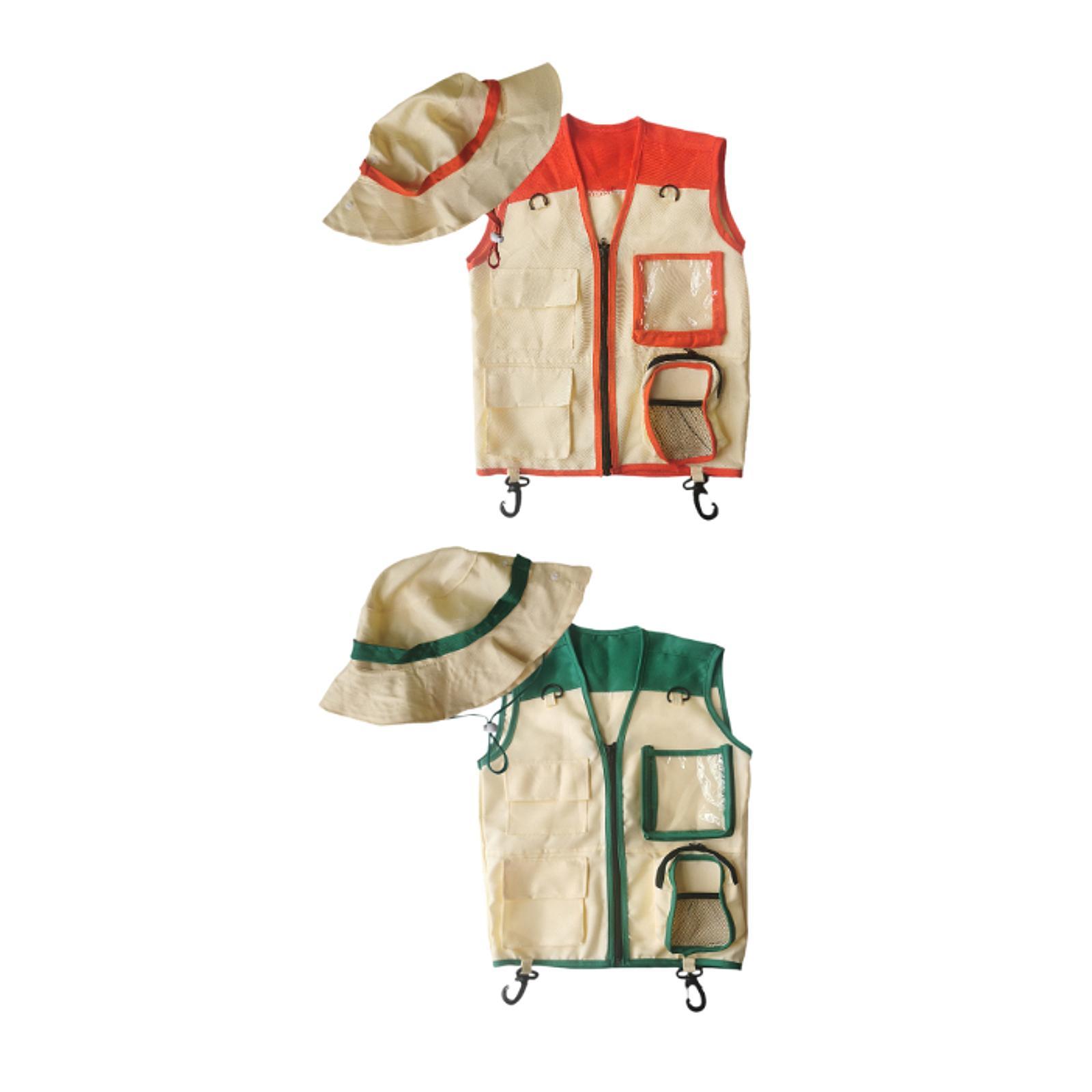Chaleco y sombrero de explorad - Outdoor Adventure Kit For Kids reseña y precio